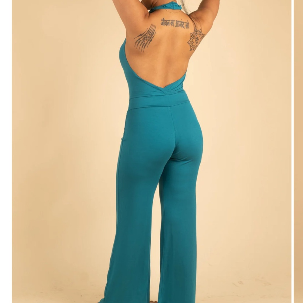 Aria Lattner Halter Jumpsuit M tall